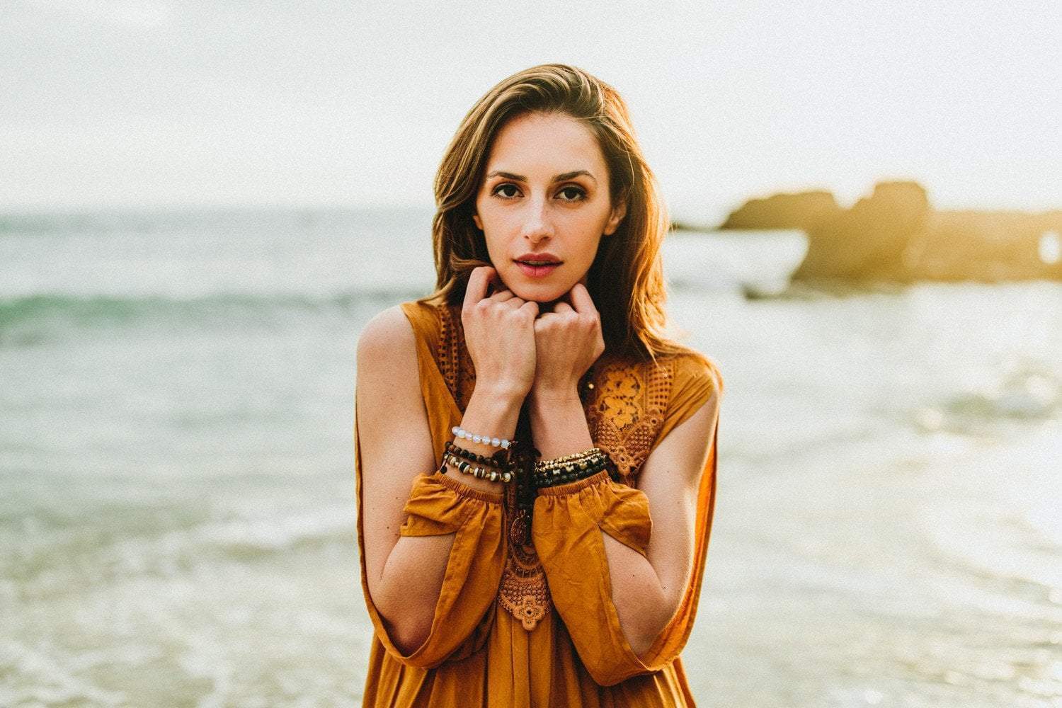 Wrist Malas Tiger Eye Wrist Mala wm014